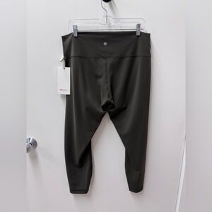 NWT Lululemon Wunder Train HR Tight 25” Dark Olive Leggings